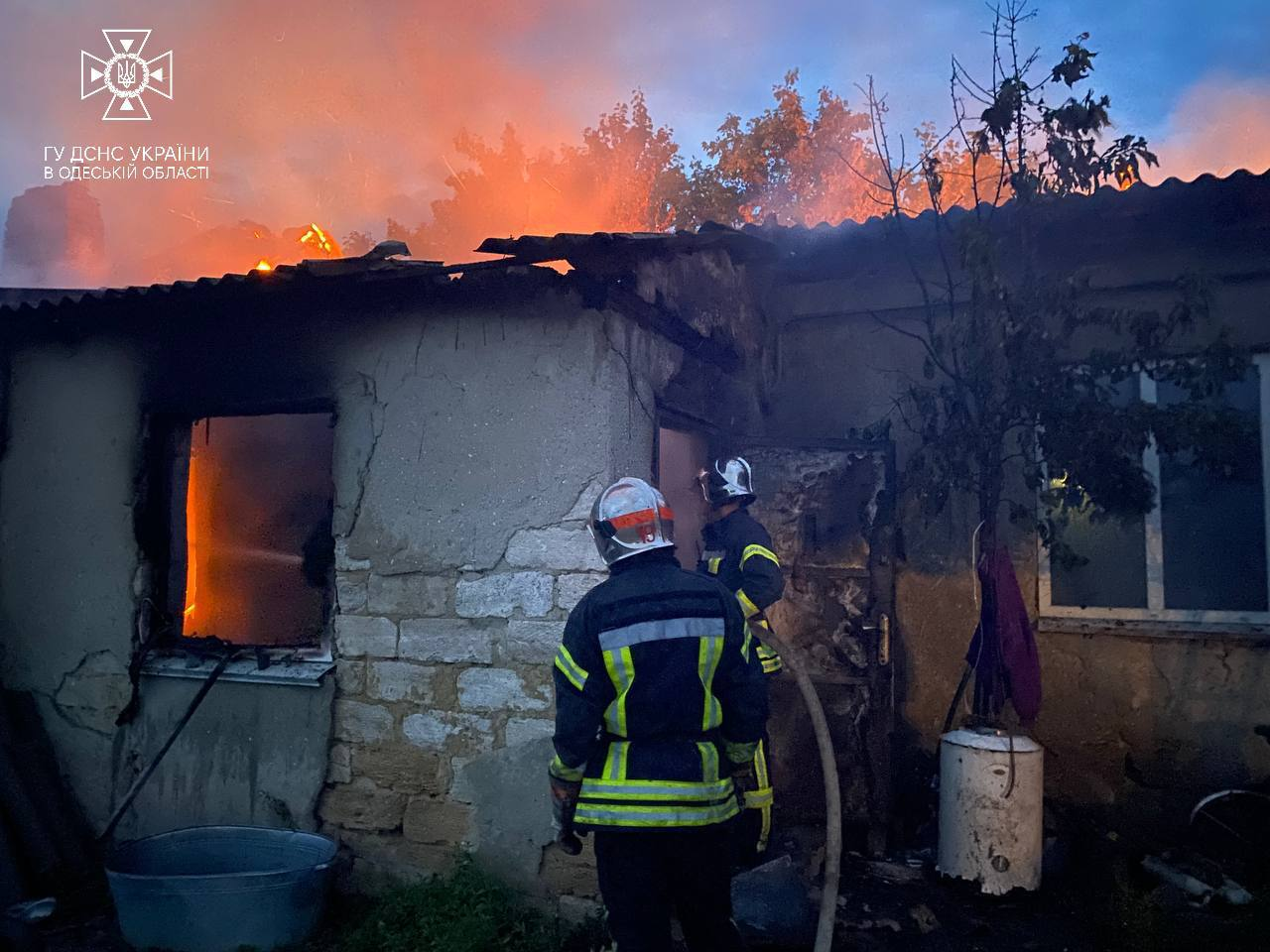 Сьогодні вранці на Одещині спалахнув житловий будинок, є постраждалий