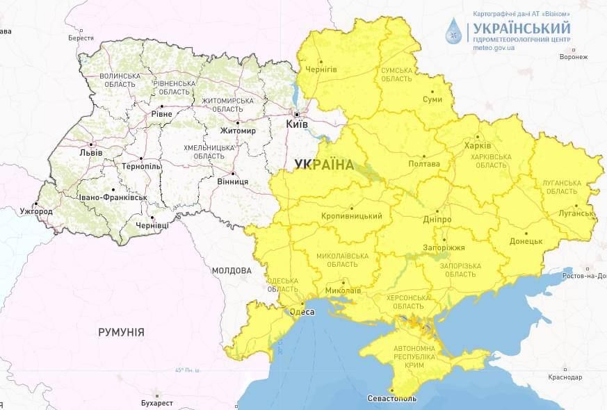 Гроза та шквали - в Одеській області оголосили штормове попередження