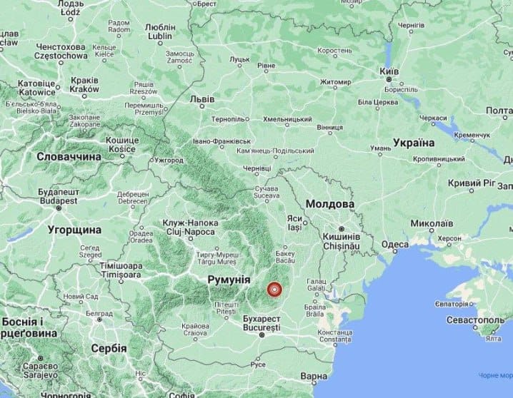 Землетрус у Румунії відчули мешканці Ізмаїлу Одеської області